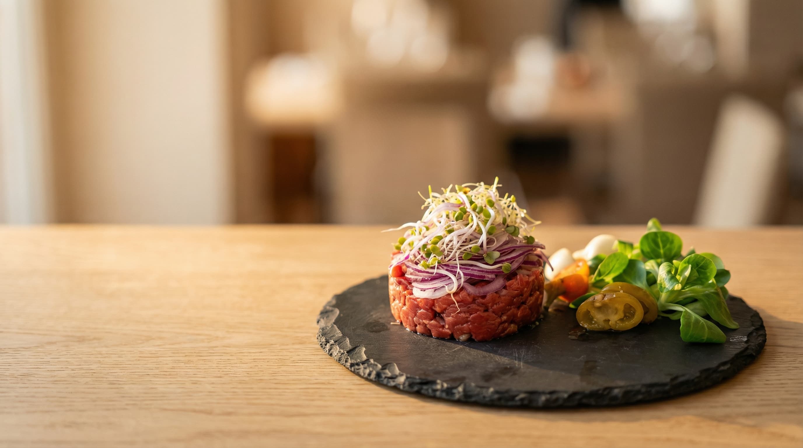 Hovězí tatarský biftek